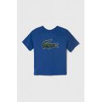 Lacoste tricou de bumbac pentru copii cu imprimeu