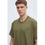 adidas Originals tricou din bumbac barbati, culoarea verde, neted, IP2771