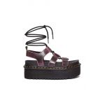 Dr. Martens sandale de piele Nartilla XL femei, culoarea roz, cu platforma, DM31540379
