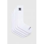 DC sosete 5-pack barbati, culoarea alb, ADYAA03190