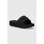 Juicy Couture papuci BREANNA femei, culoarea negru, cu platforma, JCFYL128006