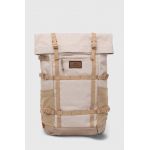 Doughnut rucsac Paratrooper Happy Camper culoarea bej, mare, neted, D374HA-0009