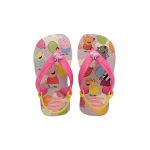Havaianas slapi copii BABY PEPPA PIG CITRUS culoarea roz