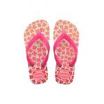 Havaianas slapi copii KIDS FLORESE culoarea roz