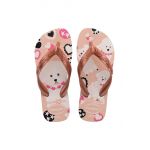 Havaianas slapi copii KIDS TOP PETS BALLET culoarea bej