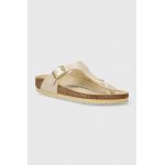 Birkenstock slapi copii Gizeh Kids BF Graceful culoarea bej