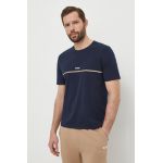 BOSS tricou lounge culoarea bleumarin, cu imprimeu 50515395