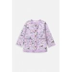 Coccodrillo hanorac de bumbac pentru bebelusi culoarea violet, modelator