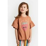 Coccodrillo tricou copii culoarea roz