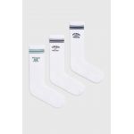 Abercrombie & Fitch sosete 3-pack barbati, culoarea alb