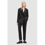 AllSaints pantaloni NELLIE TROUSER femei, culoarea negru, drept, medium waist, WT513Z