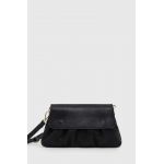 Answear Lab poseta de piele culoarea negru