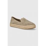 Toms espadrile Carolina culoarea bej, 10020711