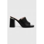 Answear Lab papuci femei, culoarea negru, cu toc drept