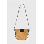 AllSaints poseta EBRO STRAW CROSSBODY culoarea galben, WB581Y