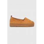 Answear Lab espadrile culoarea maro, cu platforma