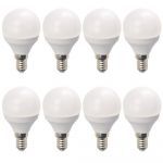 Set 8 Becuri LED Drimus 6W E14 Lumina Rece DL 6064