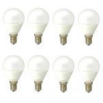 Set 8 Becuri Led E14 Lumina calda 4W DLF 3041