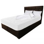 Set Saltea Dafin 140x200x22 cu arcuri plus 2 perne microfibra 50x70 plus Husa hipoalergenica