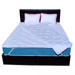 Set Saltea Memory Foam PARIS 140x200x23 plus 2 perne 50x70 puls Husa hipoalergenica plus Pilota microfibra iarna 180x200
