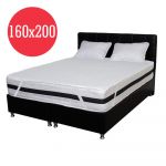 Set Saltea Superortopedica Tulip 160x200x30 plus 2 perne microfibra 50x70 plus Husa hipoalergenica