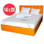 Set Avantaj saltea Pluto Spring Comfort 140x200 plus 2 perne 50 x70 plus Husa plus Pilota microfibra iarna 180x200