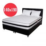 Set Saltea Memory Foam cu arcuri Azalee 140x190x25 plus 2 perne microfibra 50x70