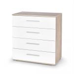 Comoda HM Lima KM3 stejar sonoma - alb