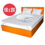 Set Avantaj saltea Ulise Standard Spring Comfort 180x200 plus 2 perne plus Husa plus Pilota iarna microfibra 200x200