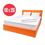 Set Avantaj saltea Uranus Spring Comfort 180x200 plus 2 perne 50 x70 plus Husa plus Pilota microfibra iarna 200x200