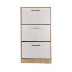 Pantofar GN Arizo 3 usi stejar alb - alb