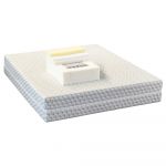 Saltea cu arcuri impachetate individual, Neptun Memory Pocket Comfort 160x200x30cm, husa detasabila 3D, fermitate medie