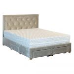 Saltea cu arcuri impachetate individual, Neptun Memory Pocket Comfort 180x200x30cm, husa detasabila 3D, fermitate medie
