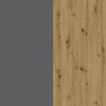 Living Kos V15, Antracit/Stejar Artisan, L 190 cm