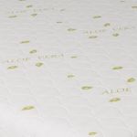 Saltea Ortopedica Luna Green, Aloe Vera, arcuri impachetate, husa detasabila, 140 x 200 x 20 cm