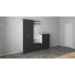 Set Hol Como V6, Antracit/Alb, L 200 cm