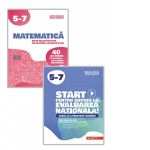 Pachet Matematica. Teste recapitulative din materia claselor V-VII. 40 de teste pe modelul Evaluarii Nationale + Start pentru succes la Evaluarea Nationala! Limba si literatura romana. Exercitii de antrenament tematic si teste recapitulative dupa program