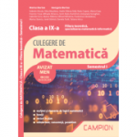 Culegere de matematica. Clasa a 9-a. Semestrul 1. Filiera teoretica, specializarea matematica-informatica - Marius Burtea