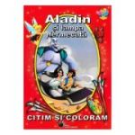 Aladin si lampa fermecata - Citim si coloram