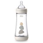 Biberon Chicco Perfect5 300ml, PP, tetina s., flux rapid, unisex, 4luni+