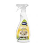 Solutie vegana Chicco de curatare antibacteriana, cu pulverizator, multiple suprafete, 500ml, 0luni+