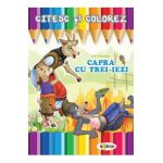 Citesc si colorez: Capra cu trei iezi