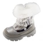 Cizma iarna copii Chicco Waiki, 66013-61P, argintiu, 30