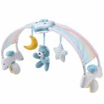Jucarie Chicco 2 in 1, arcada si lampa de veghe, blue, 0luni+