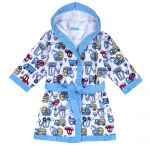 Halat baie copii Chicco, alb cu model, 00225