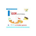 I de la Igor, Hipopotamul - Igor, un inotator gras (cartonat)