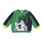 Pulover copii Chicco tricotat, verde, 09945-63MFCO