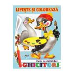 Ghicitori - Gasca - Lipeste si coloreaza. Carte cu abtibilduri