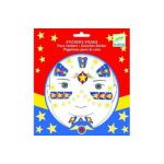 Stickers visage. Abtibilduri repozitionabile pentru fata - Supererou