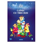 Capra cu trei iezi. Carte de colorat cu povesti